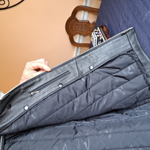 Teknic armored leather motorcycle jacket - Picture 9 of 11